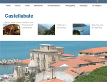 Tablet Screenshot of castellabateonline.com
